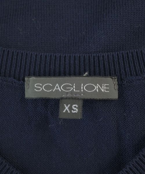 SCAGLIONE ニット・セーター レディース スカリオーネ 中古　古着 SCAGLIONE スカリオーネ ニット・セーター XS 紺 【古着】【中古