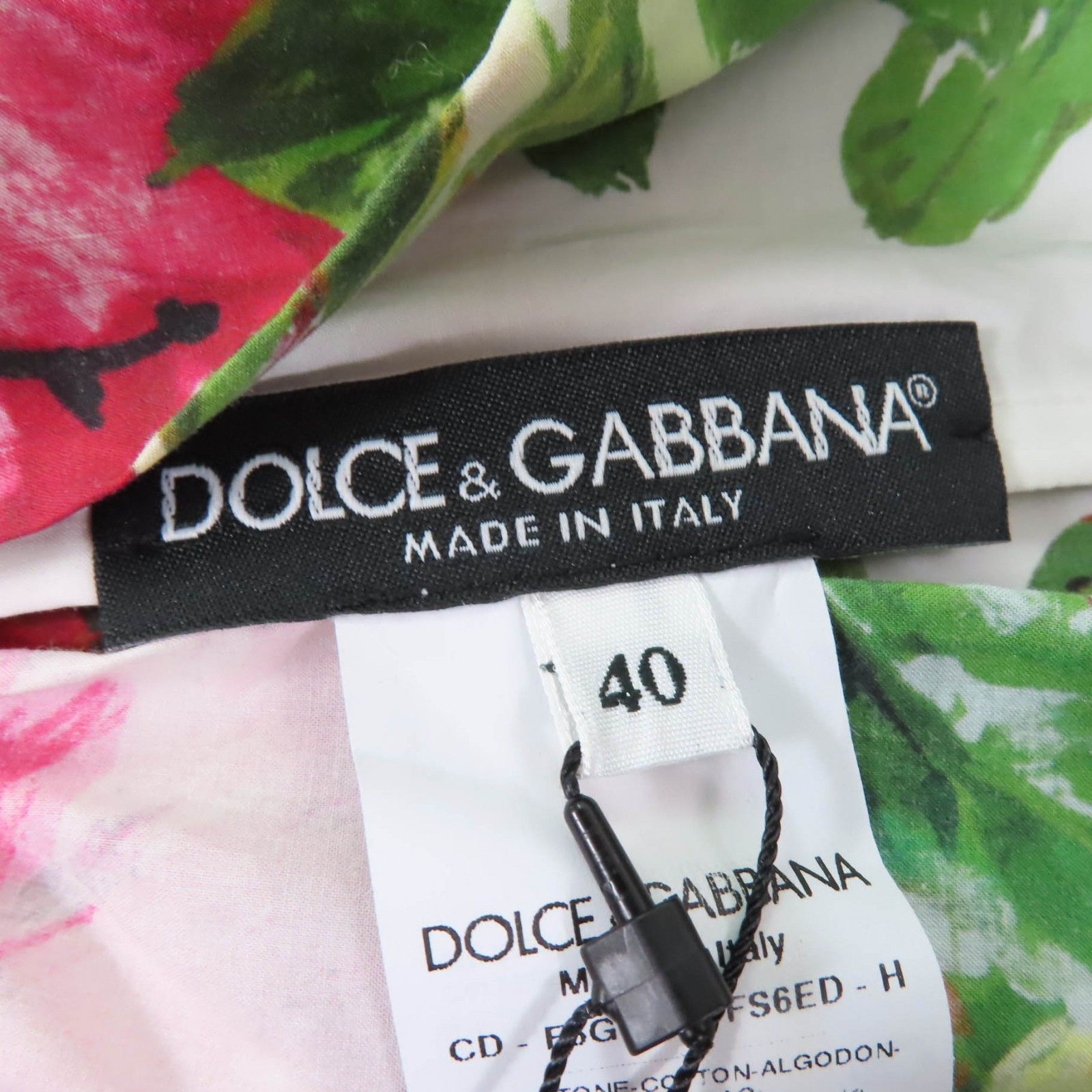 未使用品☆DOLCE&GABBANA ドルチェ＆ガッバーナ コットン100