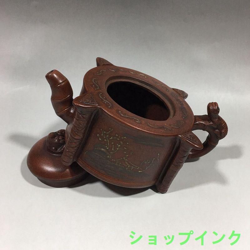 宜興 紫砂壷 チ竜紫砂壷 工芸品 美術品 置物 - メルカリ