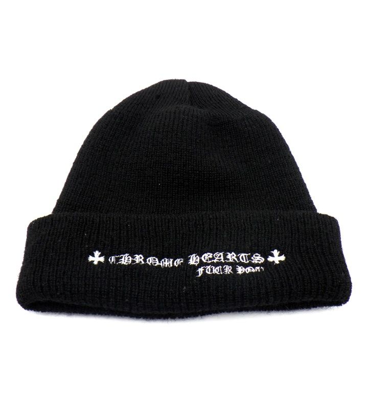 クロムハーツ CHROME HEARTS 【 WOOL WATCH CAP 】 CH プラス 刺繍