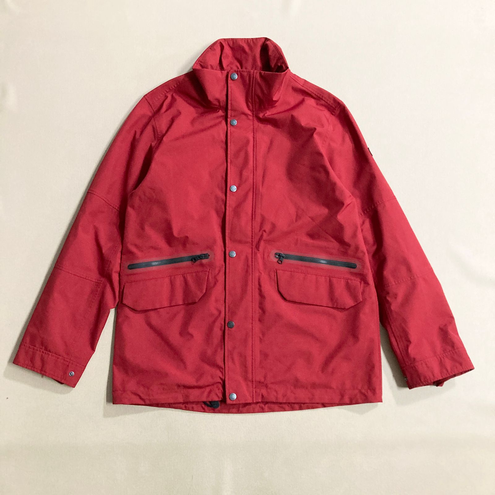 AIGLE エーグル マウンテンジャケット アウトドアウエア アウター GORE-TEX レッド サイズL メンズ 0.8kg