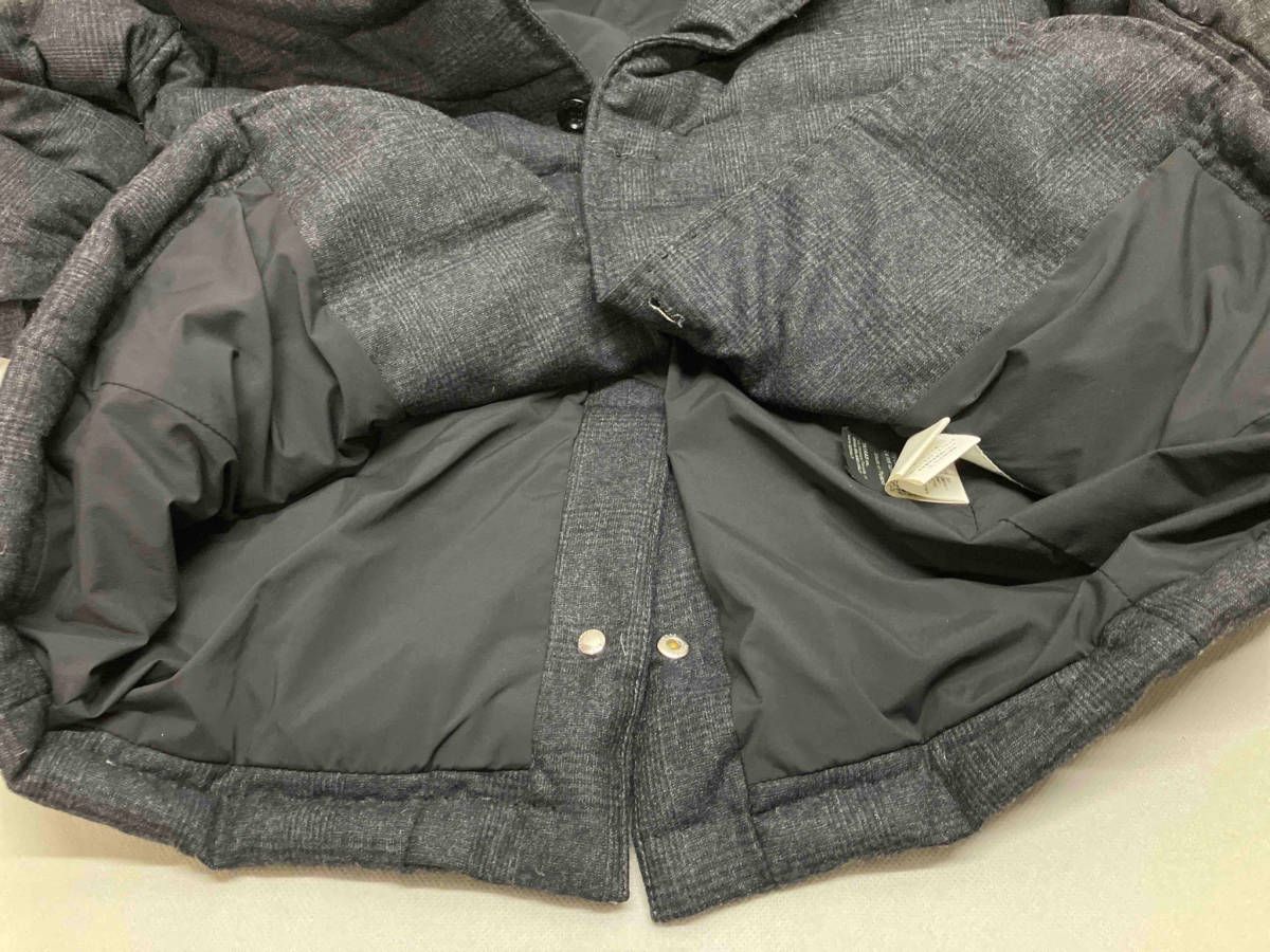 TATRAS ダウンジャケット MELINI 13AW サイズ2 ネイビー チェック柄