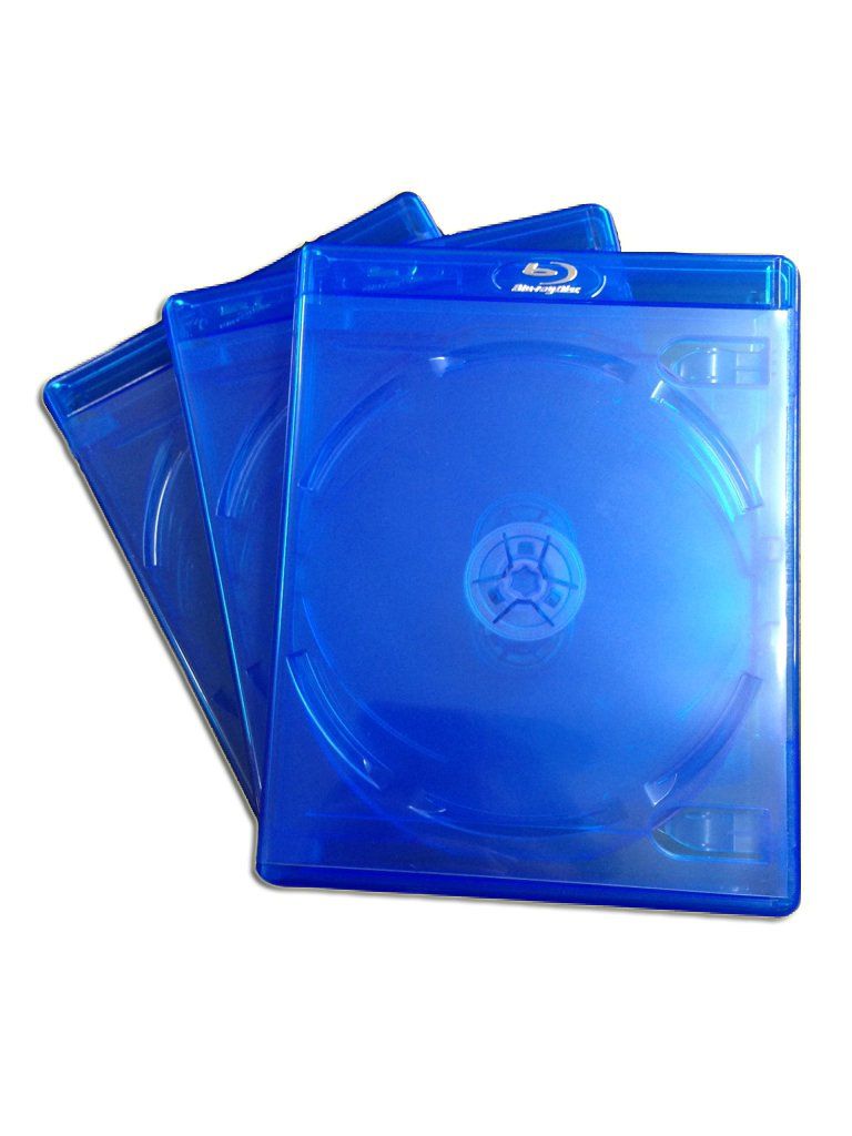 【SALE，高品質】 新品 (ＫＧシリーズ） ブルーレイケース ６枚収納 ３ＰＡＣＫ / クリアブルー / 【22ｍｍサイズ】 【ロゴ：Blu-rayDisc】 【6枚収納】 その他