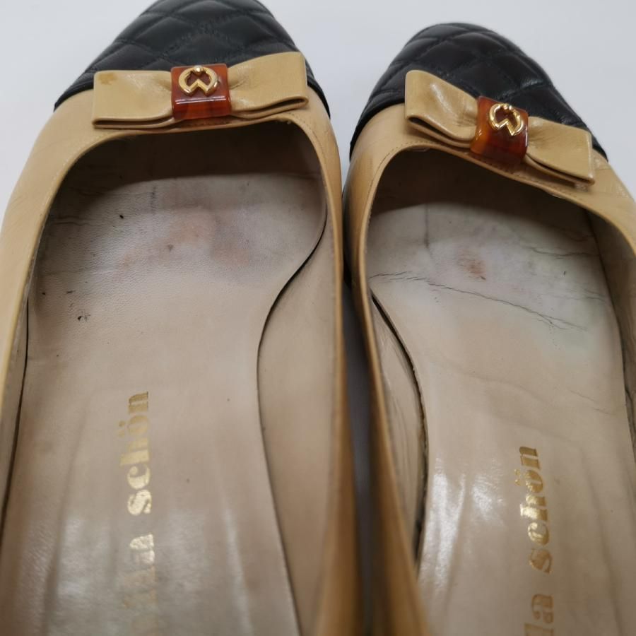 ミラショーン mila schon パンプス 6 1/2(JP 23cm～23.5cm) からし色 