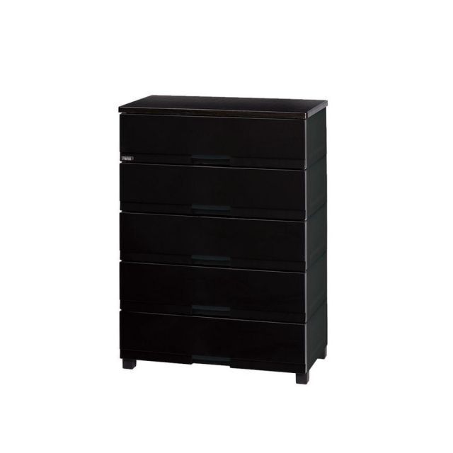 天馬 収納ケース 衣装ケース チェスト フィッツプラス プレミアム ＦＰ７５０５ FP7505 5段 プレミアムブラック