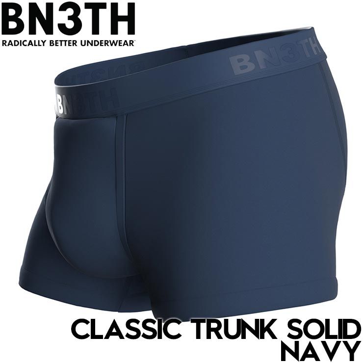 ボクサーパンツ アンダーウエア 下着 ショーツ BN3TH ベニス CLASSIC TRUNK SOLID / NAVY 日本代理店正規品