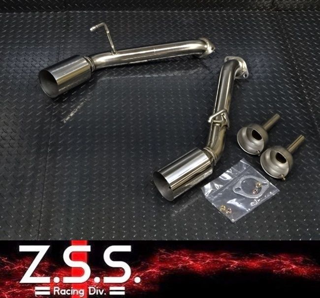 Z.S.S. HZ34 Z34 370Z フェアレディZ Z.S.S. Attack-ST ストレート マフラー 左右出し 直管 オールステン 競技用 サイレンサー付