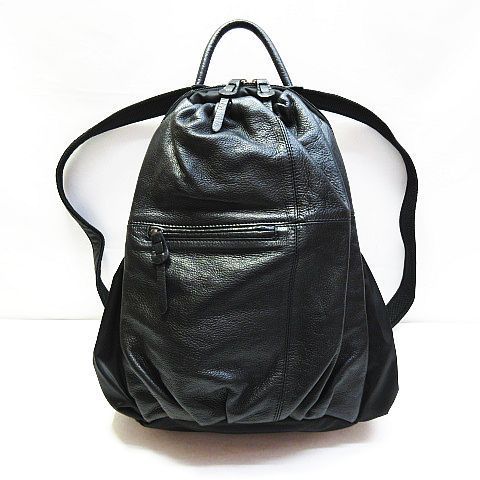 慈雨 センソユニコ リュックサック レザー ナイロンバックパック