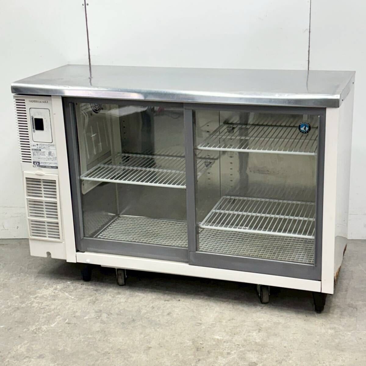 ホシザキ テーブル型冷蔵ショーケース RTS-120STB2 W1200×D450×H800 単相100V スライド扉 台下ショーケース 厨房