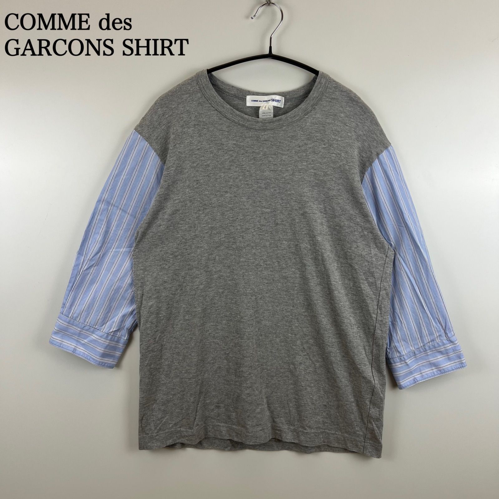 COMME des GARCONS SHIRT CDG docking 3/4 shirts & tee L S20101 
