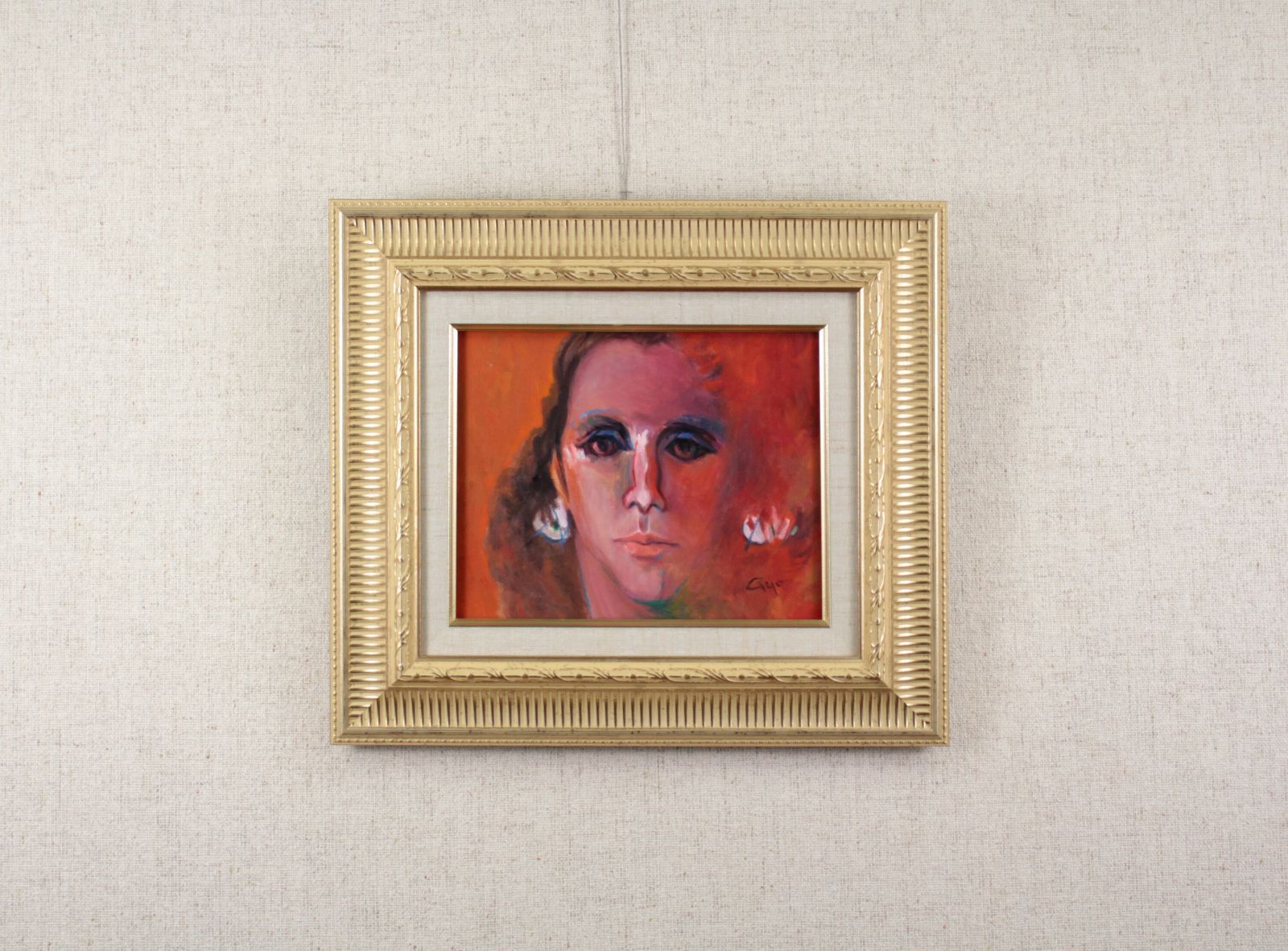 小林 暁『白い耳飾り』油彩画【真作保証】 絵画 小林 暁『白い耳飾り』油彩画【真作保証】 絵画 - メルカリ