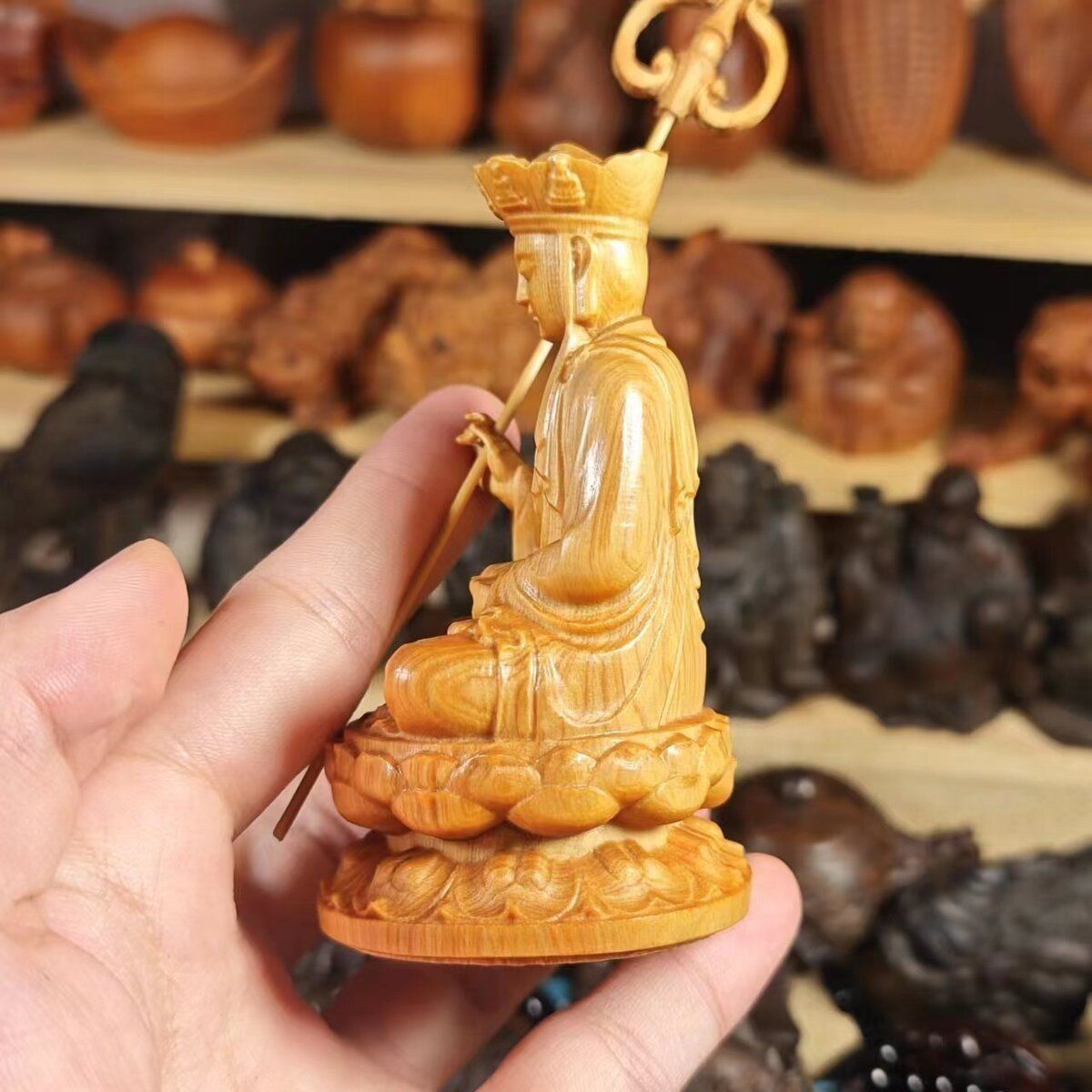 地蔵 置物 オブジェ 観音 菩薩 仏像 彫刻 仏教 仏像 精密彫刻