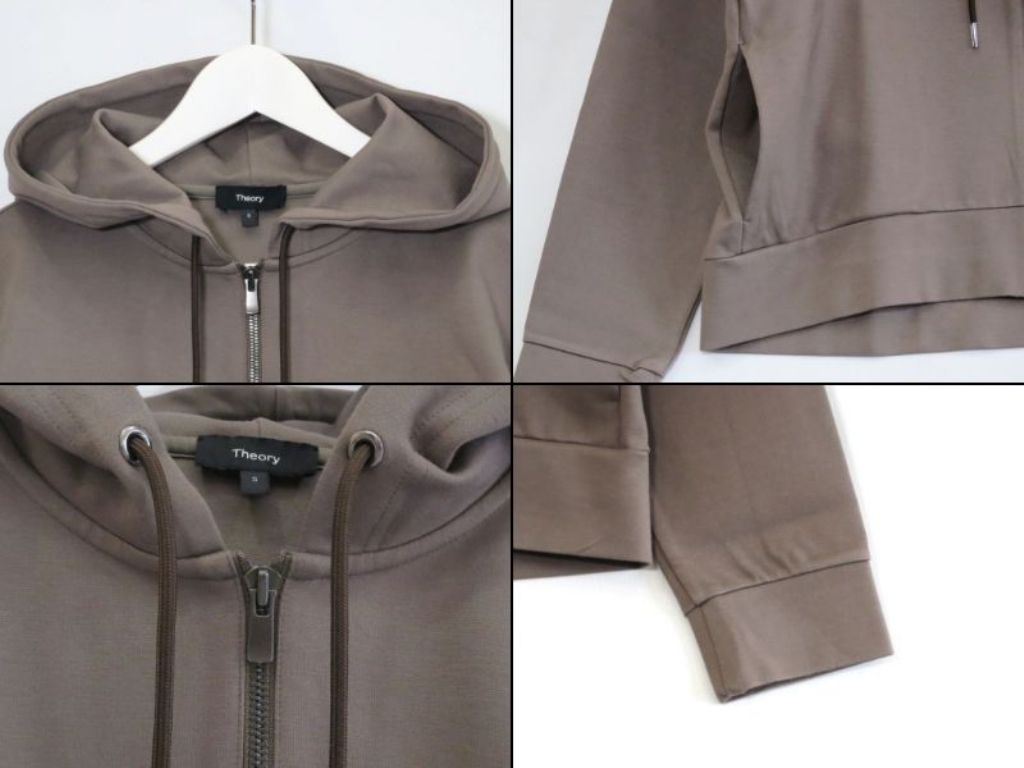 21年 セオリー Theory ジップパーカー VIS PONTE HOODIE 21年 セオリー Theory ジップパーカー VIS PONTE HOODIE