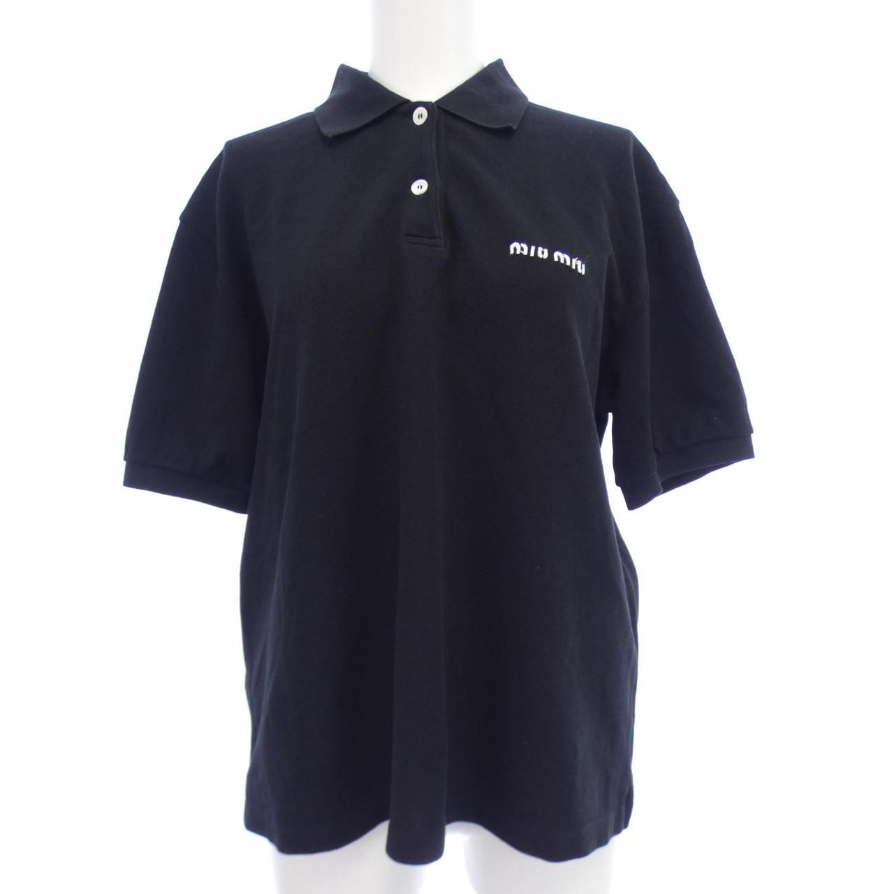 MIU MIU ミュウミュウ ピケとポプリン ポロシャツ