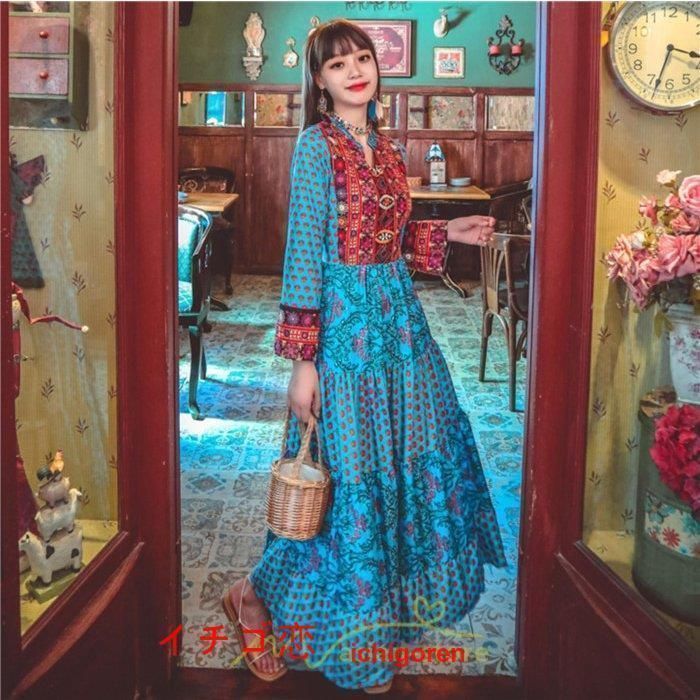 きれいめ ロングワンピース