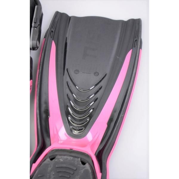 （訳ありセール 格安） TUSA S ブラック/ピンク HyFlex SWITCH ダイビングフィン ツサ フィン