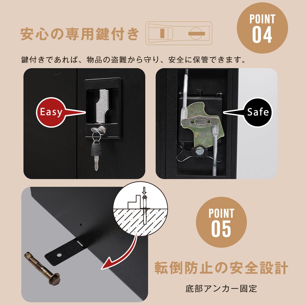 ブラック 可動棚二枚付き 120*60*154cm 戸外収納庫 倉庫 大型物置 屋外 防水|耐侯 収納 ガーデン|庭|田畑|農場 頑丈 大容量 HRDEVELOPMENT_JP