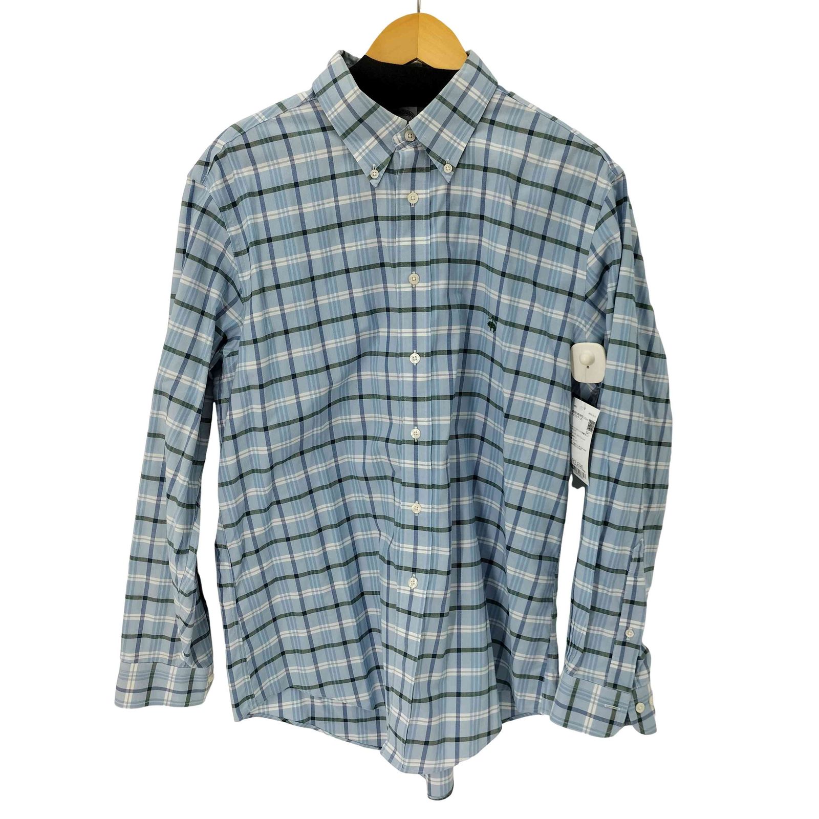 ラルフローレン RALPH LAUREN CLASSIC FIT スモールポニー刺繍 バンドカラー オーバーサイズチェックシャツ メンズ  4XL