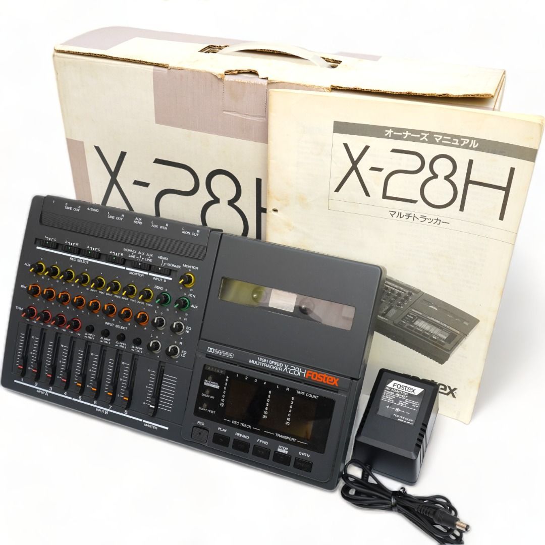 極上美品】fostex マルチトラックレコーダー MTR X-28H 付属品完備  