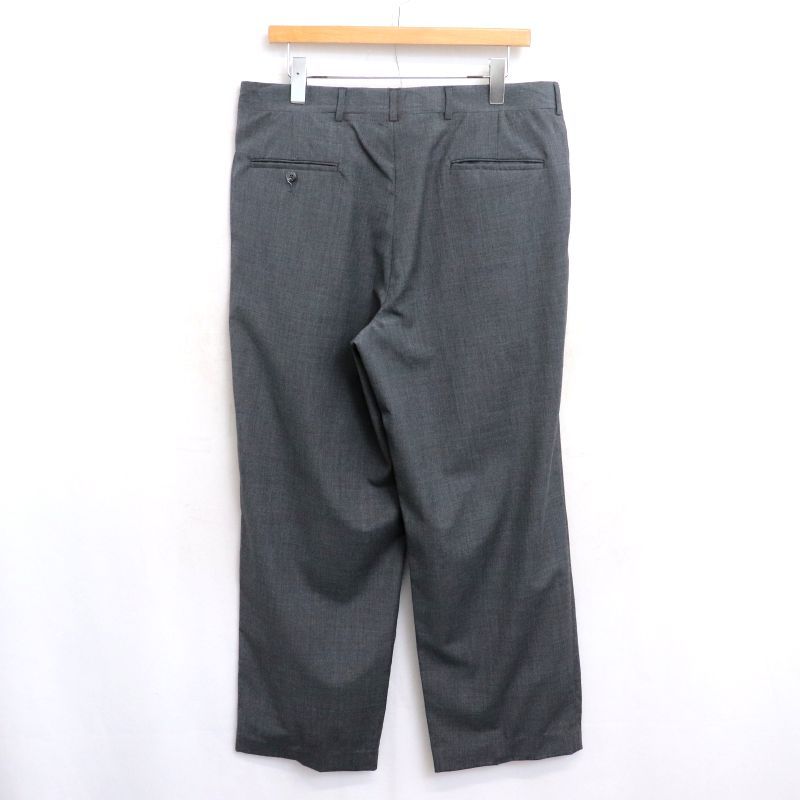 80s ヴィンテージ ビンテージ　古着　タック　パンツ　スラックス 80s-90sビンテージ タック入 ワイドパンツ チノパン グレー スラックス