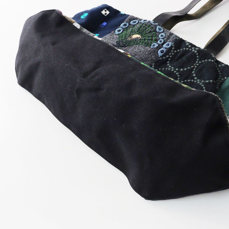 ミナペルホネン mina perhonen piece bag ピースバッグ /ネイビー  