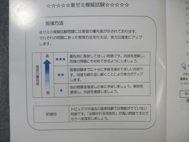 薬学ゼミナール 薬剤師国家試験対応 全国統一模擬試験I～III(第