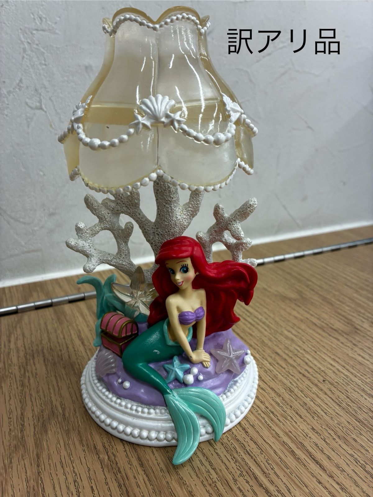 【リトルマーメイド】アリエル　エリック　LEDライト　箱あり　未使用　希少 ディズニー リトルマーメイド アリエル＆フランダー LEDライト
