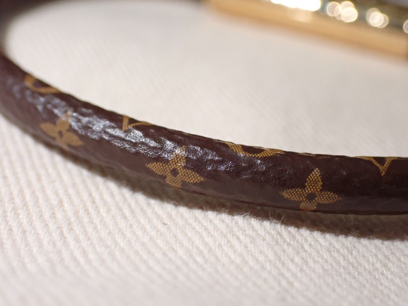 新品同様LOUIS VUITTON モノグラム ブレスレットM6334F LV LOUIS VUITTON ルイ・ヴィトンLOUIS モノグラム ブレスレット