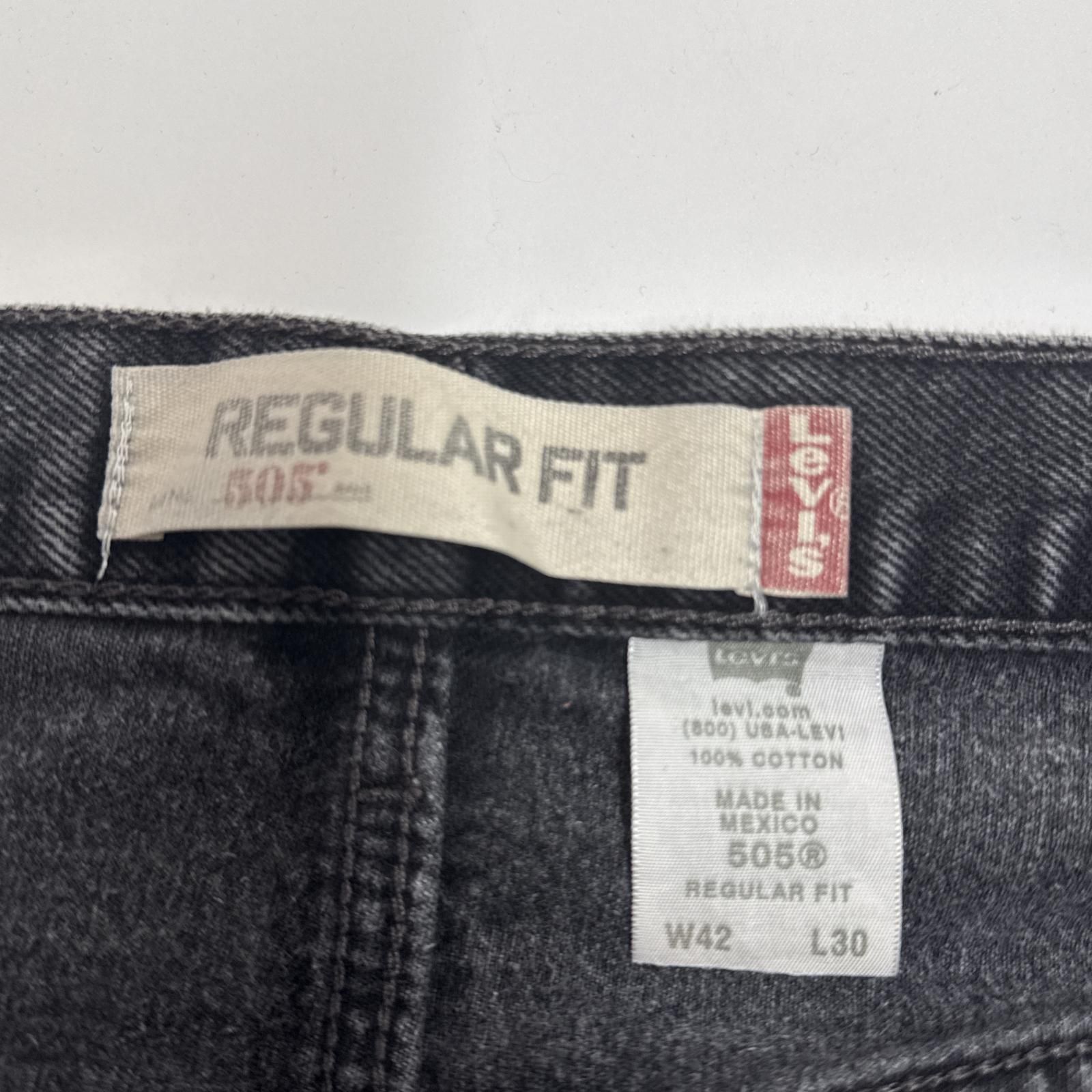 古着 リーバイス Levi's デニムパンツ 505 ジーパン ストレート 大きい