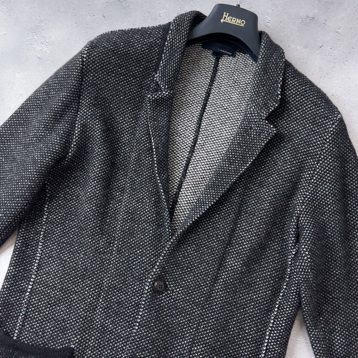 イタリア製 LARDINI ラルディーニ 最高級 アルパカ ウール アンコン