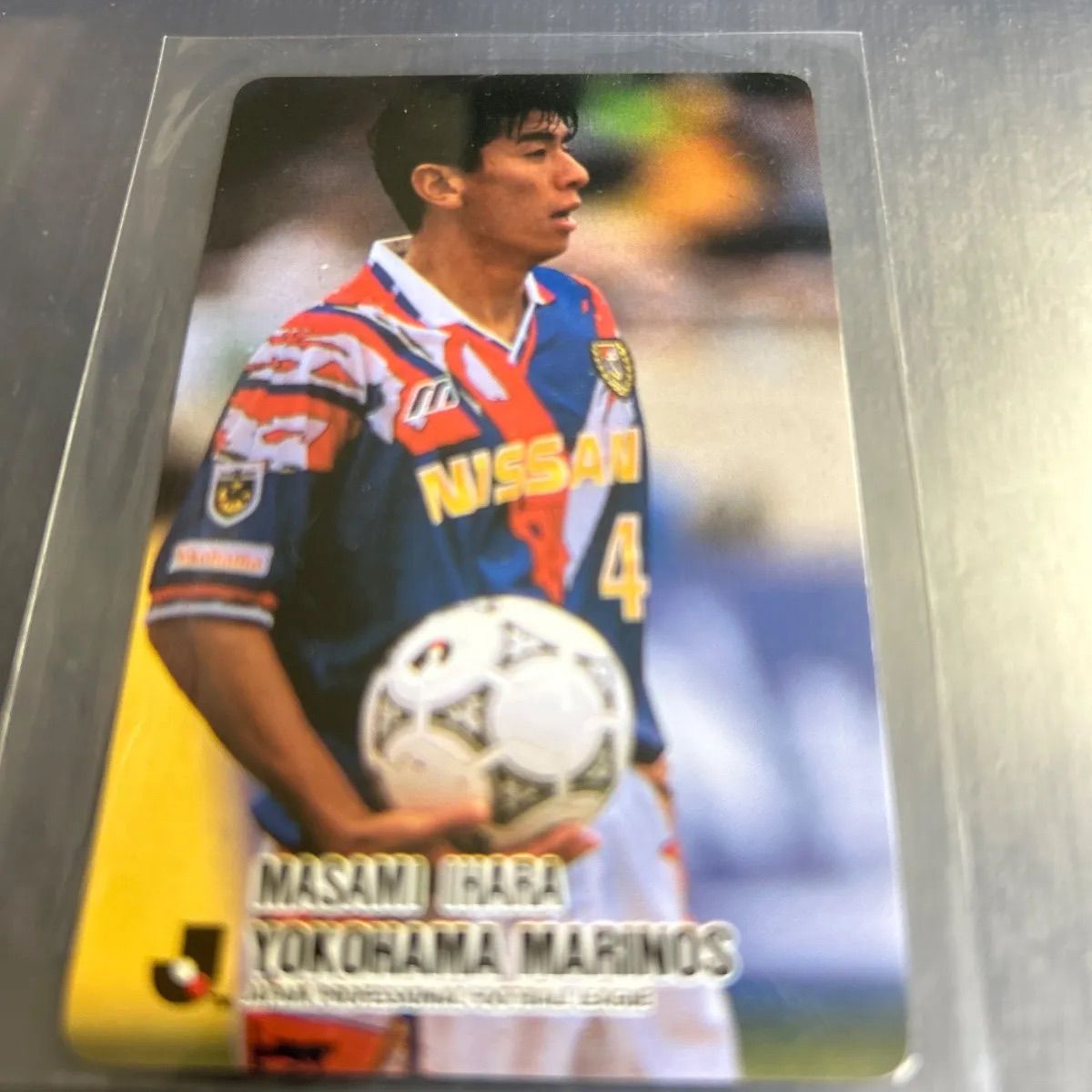 1993年 カルビーJリーグチップスカード 井原正巳 横浜マリノス