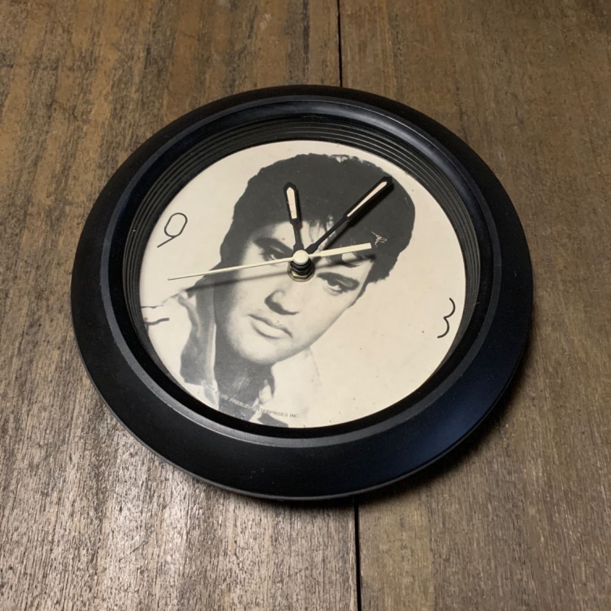ヴィンテージ 80年代 ELVIS PRESLEY エルヴィスプレスリー 掛時計