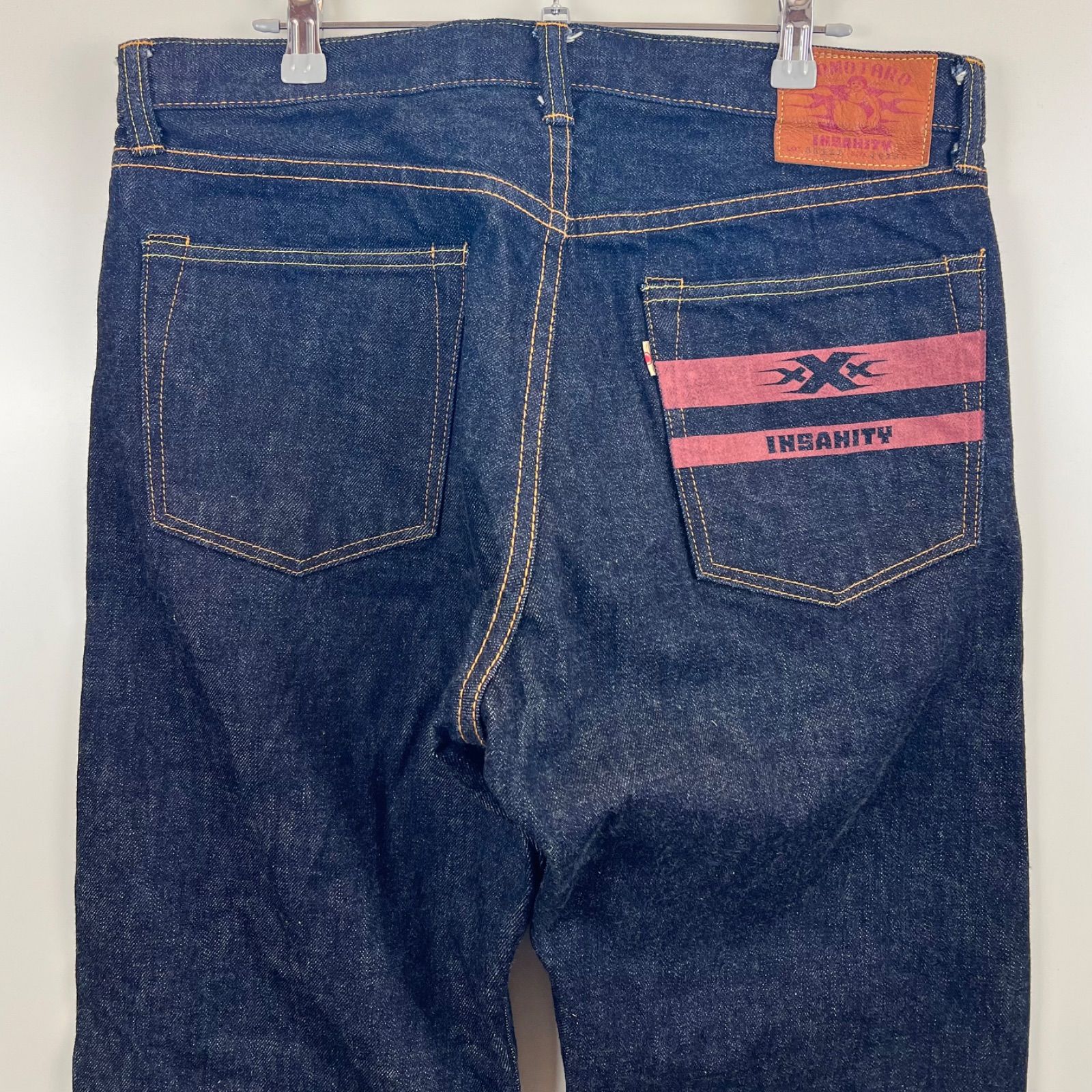MOMOTARO JEANS 02XXX 36×35 XXX insanity straight denim