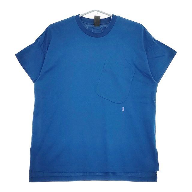 nagonstans ポケットTシャツ 半袖Tシャツ カットソー ブルー