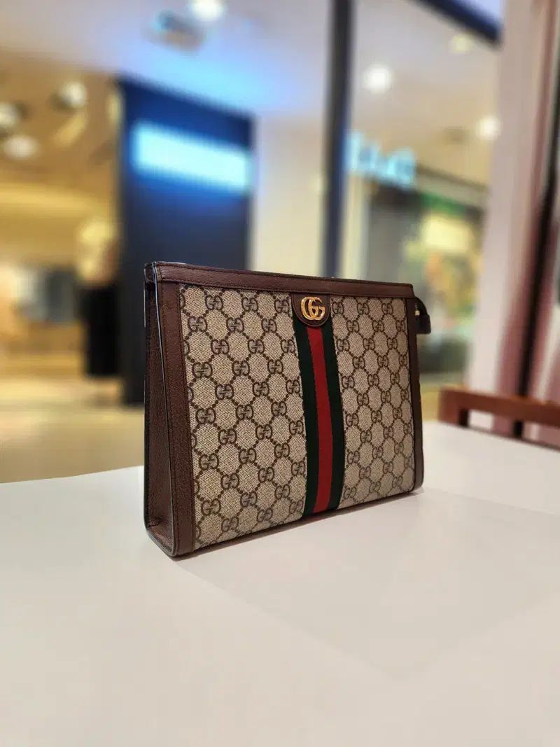 グッチ オフィディア GG ウェブ ストライプ クラッチバッグ 625549