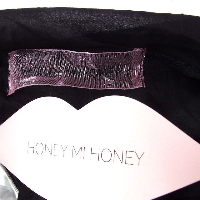 ハニーミーハニー HONEY MI HONEY タグ付き シアー シャツ