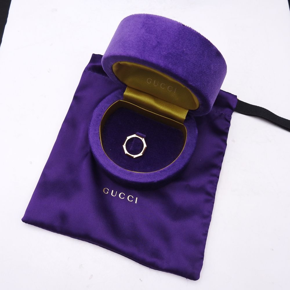GUCCI グッチ リンクトゥラブ ミラーリング K18PG ピンクゴールド #9 
