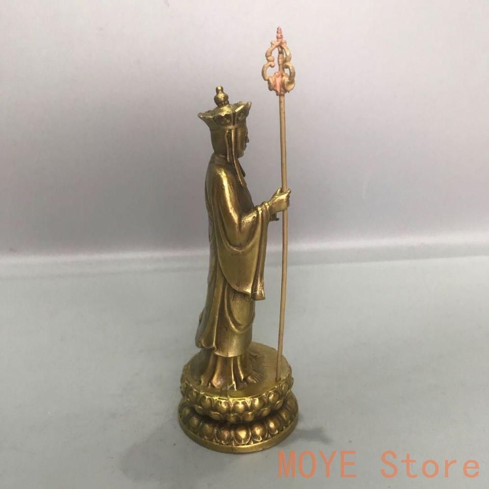 地蔵王仏像 小仏像 銅製 工芸品美術品 置物zw0829 - メルカリ