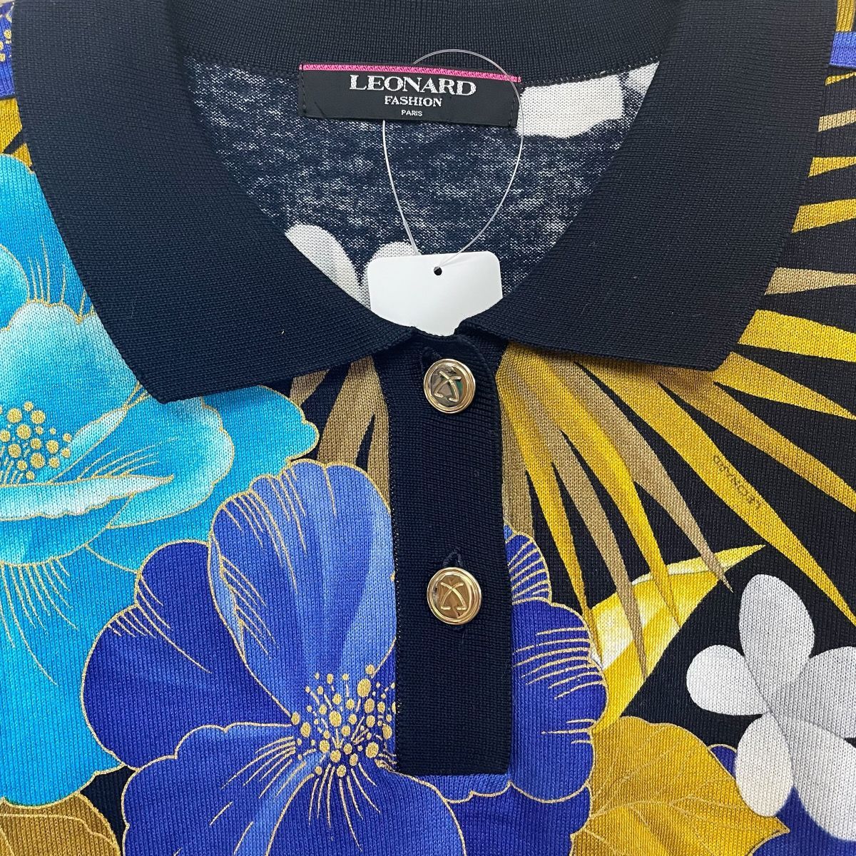 LEONARD（レオナール） 【美品】LEONARD レオナール 花柄 総柄 半袖  