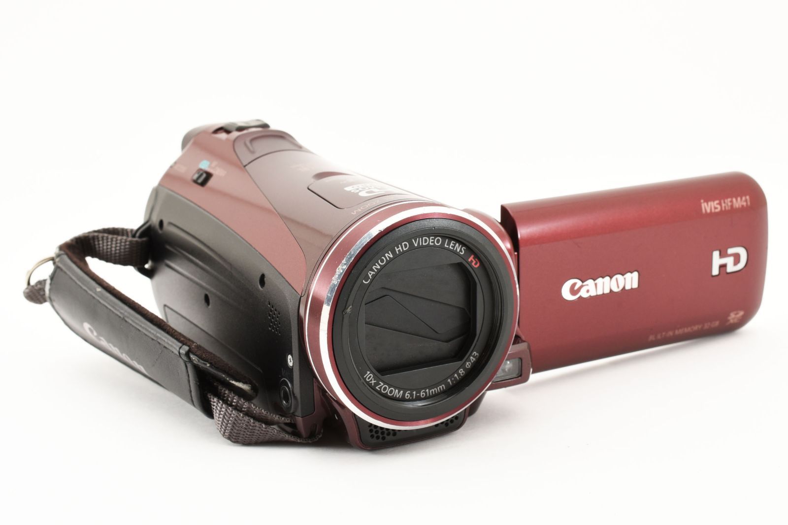 ☆極上品☆ キャノン CANON iVIS HF M41 レッド デジタルビデオカメラ OB087 #598 - メルカリ