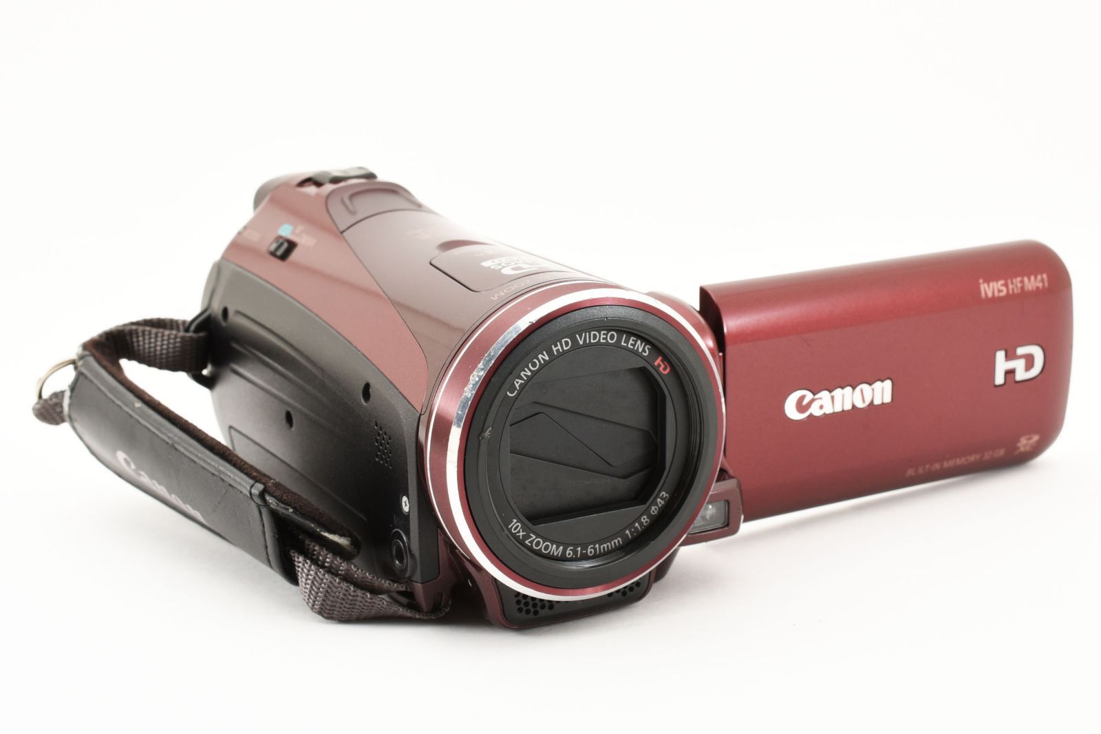 美品】Canon キャノン iVIS HF M41 レッド ビデオカメラ ☆極上