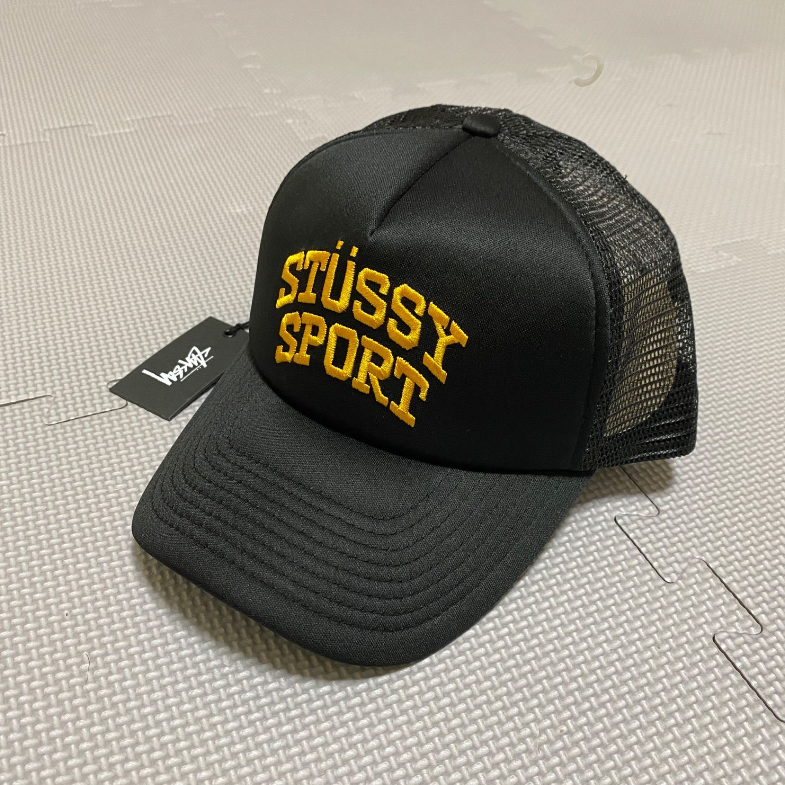 海外限定 STUSSY SPORT ステューシー スポーツ トラッカー キャップ