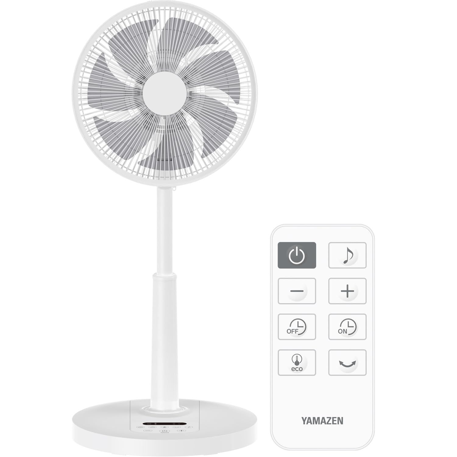 新品 未使用 BRUNO DC ジオメトリックフレームファン ブルーグレー