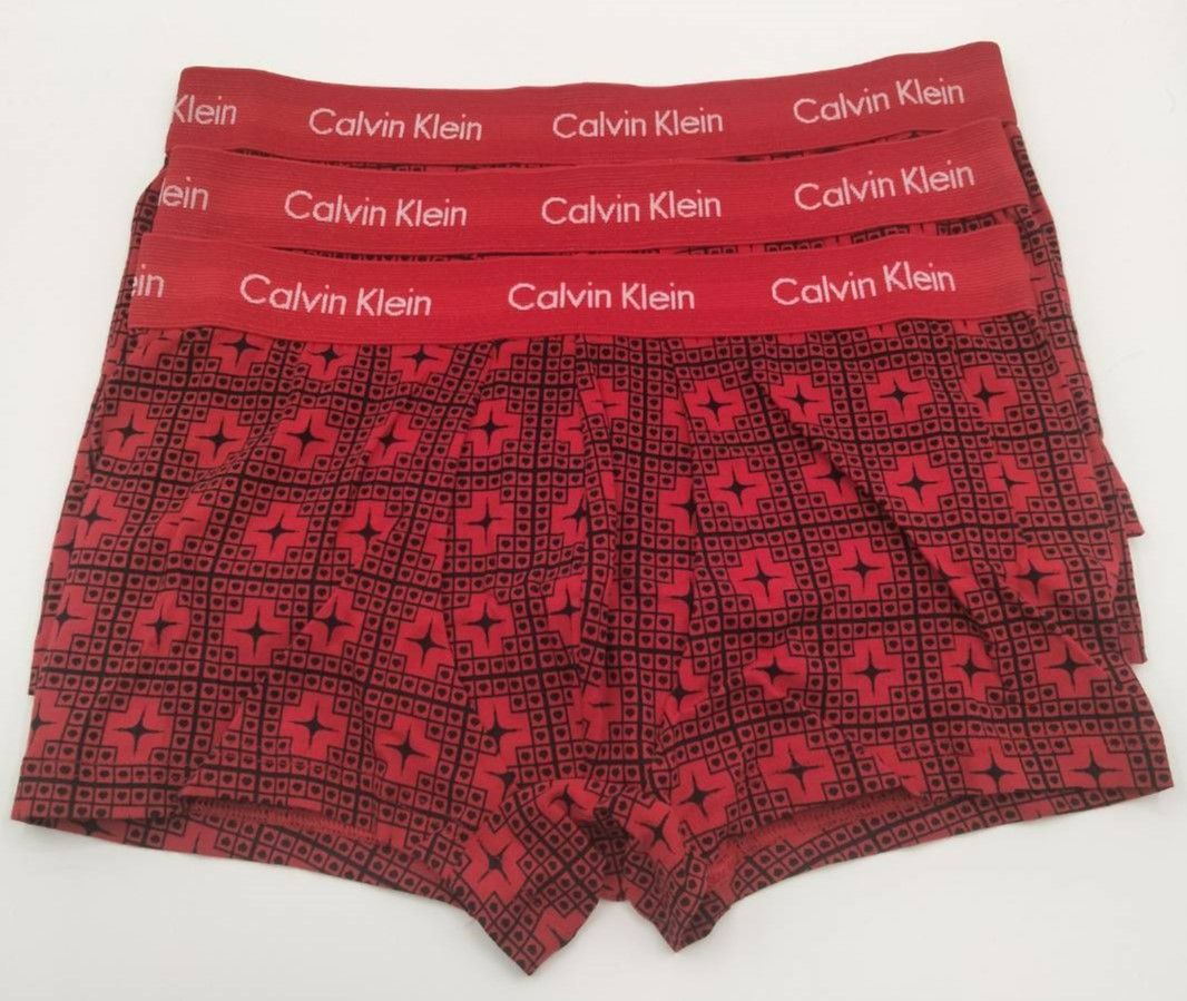 Calvin Klein(カルバンクライン) ローライズボクサーパンツ レッド M