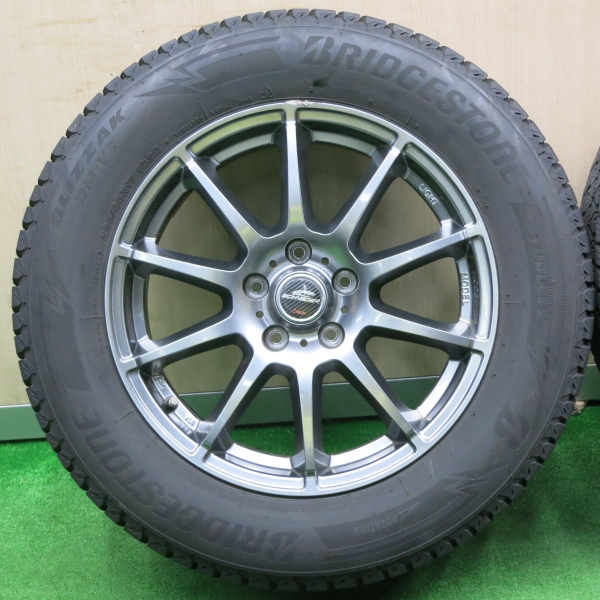 送料無料] バリ溝！20年！キレイ！9分☆スタッドレス 225/65R17 ブリヂストン ブリザック DM-V3 SCHNEIDER シュナイダー  17インチ PCD114.3/5H☆4102903NJス - メルカリ