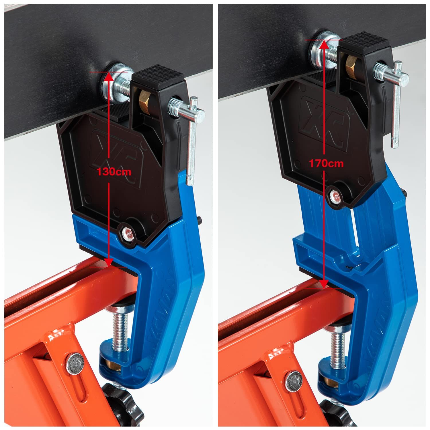 スキーバイス スキーワックス、チューニング用バイスセット XCMAN スキーチューニングとワックスがけ用 角度と高さ調節可能 PRO