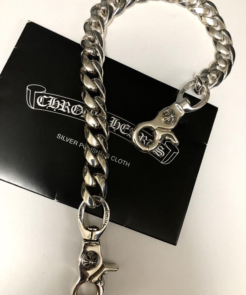 クロムハーツダブルクリップCLASSIC SHORTウォレットチェーン