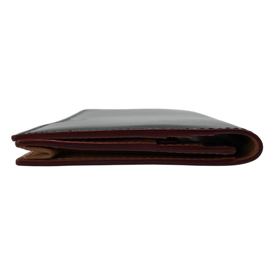 ガンゾ レザー コードバン 長財布 メンズ ブラック 黒 【AFI18】 ガンゾ レザー コインケース 小銭入れ