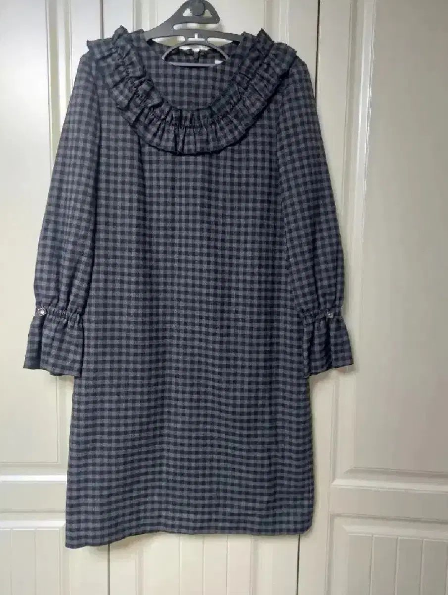 ジルスチュアート バイ JILLSTUART 春 秋 CHECK フリルワンピース 55