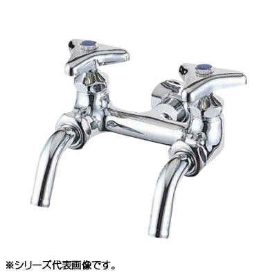 SANEI 二口ホーム水栓 呼び13 JF13A-13 SANEI(サンエイ) 二口同時に使用できる水栓 二口横形自在水栓 呼び